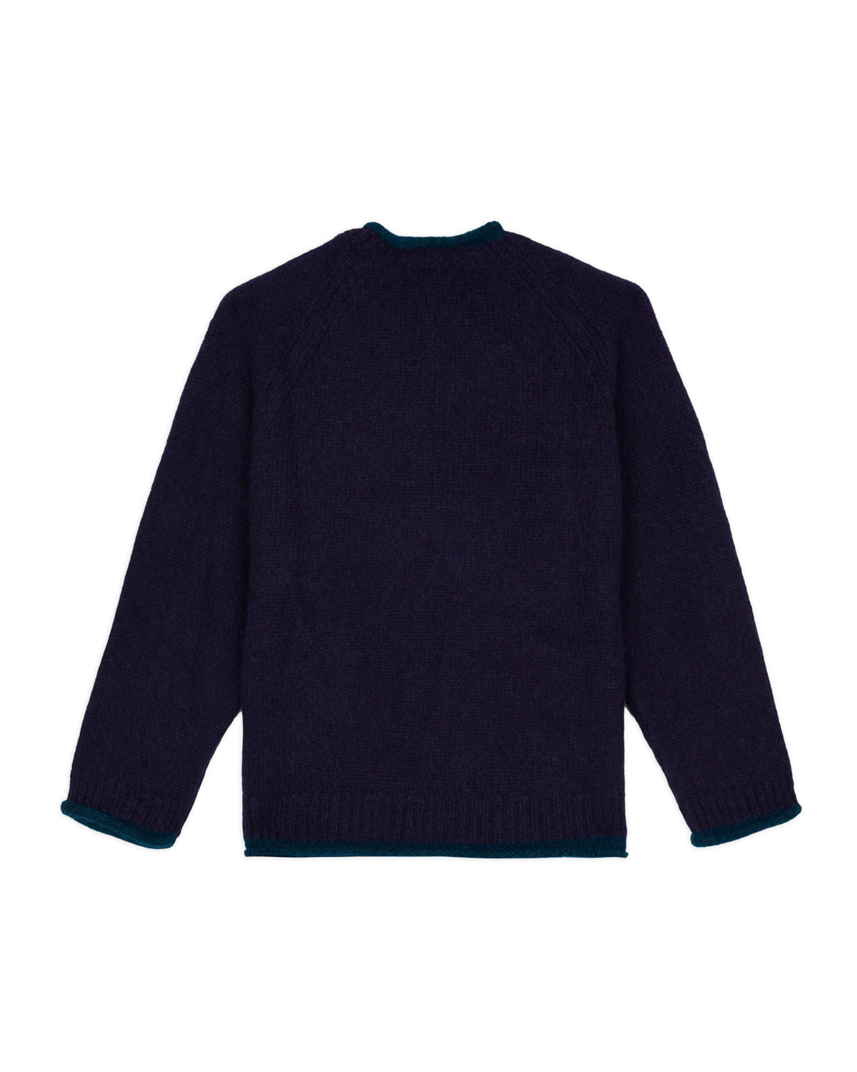 Brooks Brothers California Rolled Neck Sweater - Navy – Brain Dead