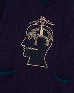 Brooks Brothers California Rolled Neck Sweater - Navy 3