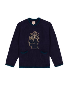 Brooks Brothers California Rolled Neck Sweater - Navy