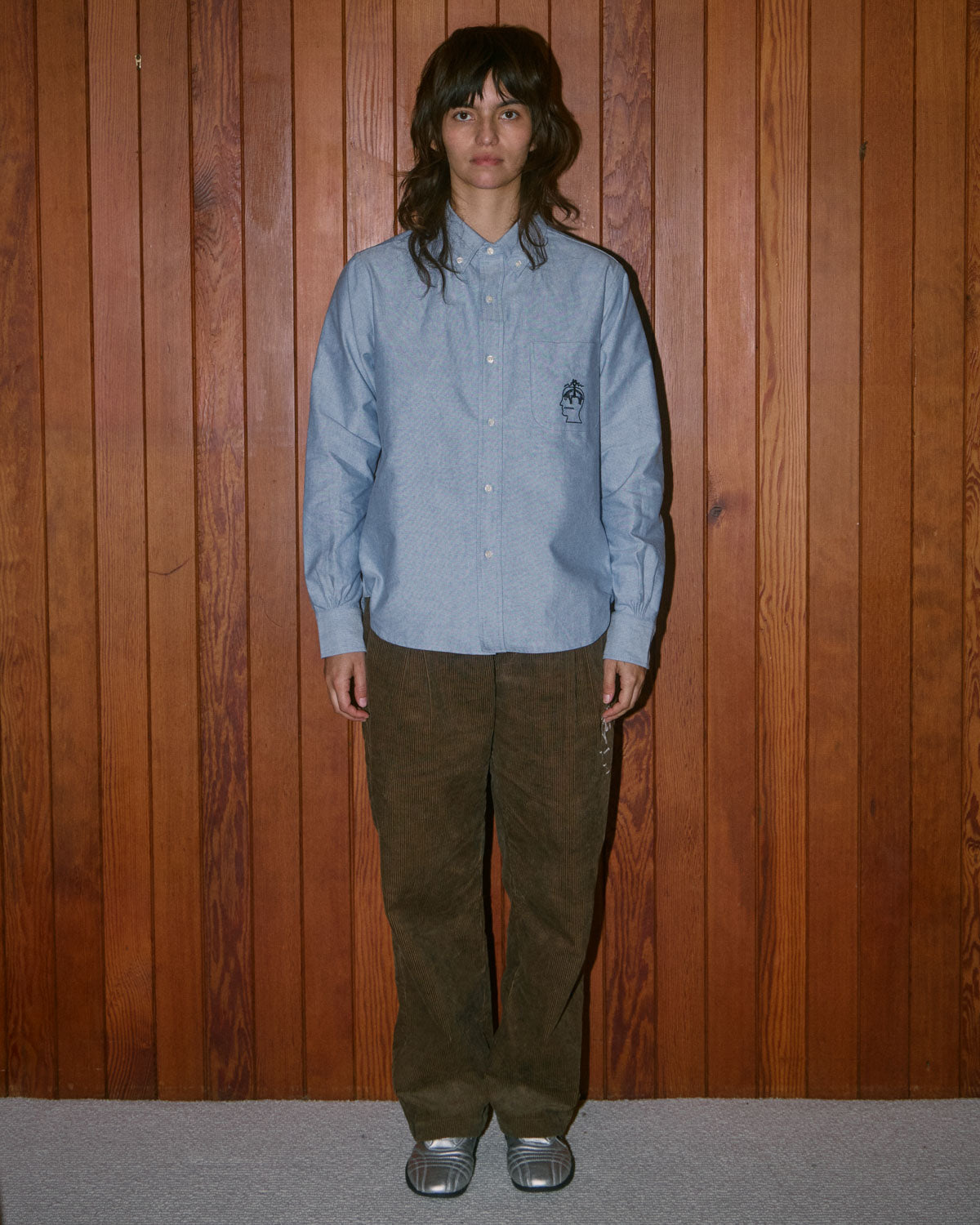 Brooks Brothers California Selvedge Oxford Button Up - Blue