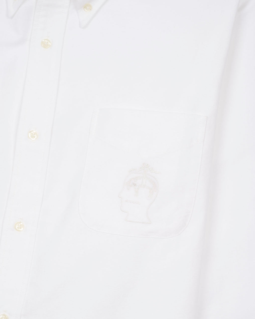 Brooks Brothers California Selvedge Oxford Button Up Shirt - White 2