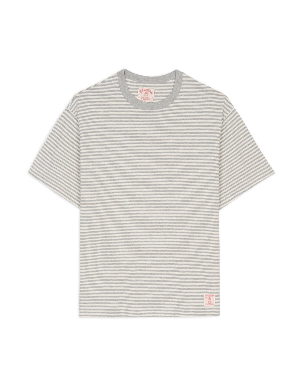 Brooks Brothers California Loose Knit Striped T-Shirt - Natural