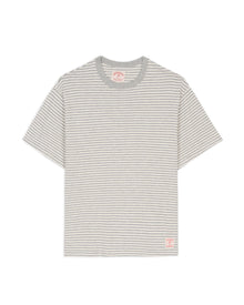 Brooks Brothers California Loose Knit Striped T-Shirt - Natural
