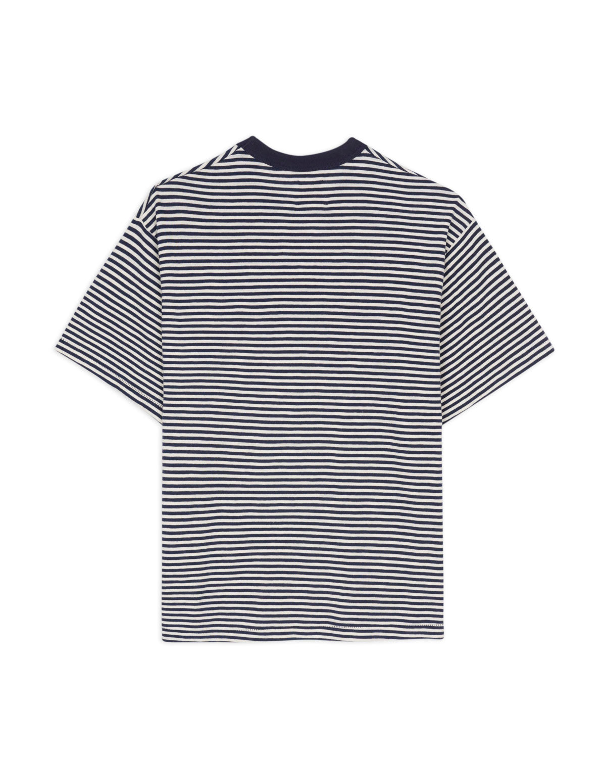 Brooks Brothers California Loose Knit Striped T-Shirt - Navy