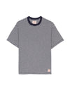 Brooks Brothers California Loose Knit Striped T-Shirt - Navy