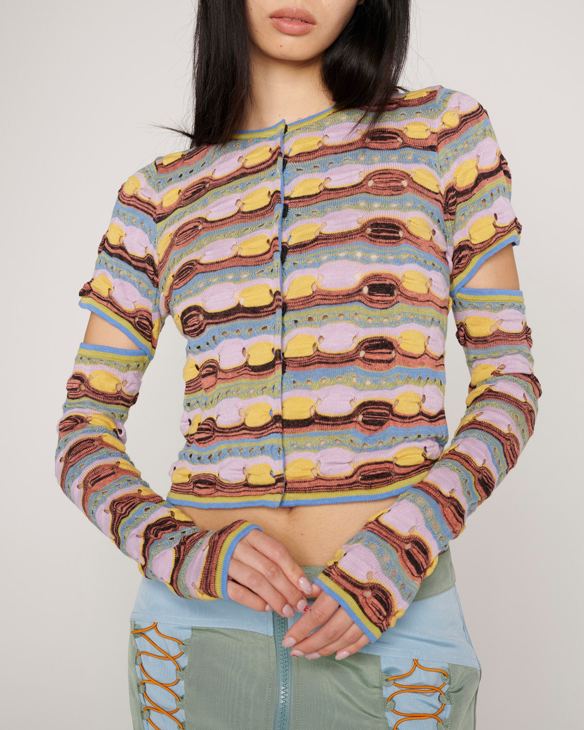 Bubble Knit Cardigan - Multi