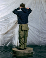 Bubble Knit Hoodie - Midnight Blue 7