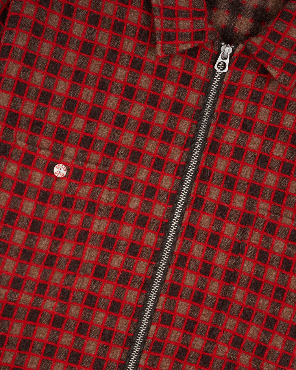 Check Mate Flannel Zip Shirt - Brown 3