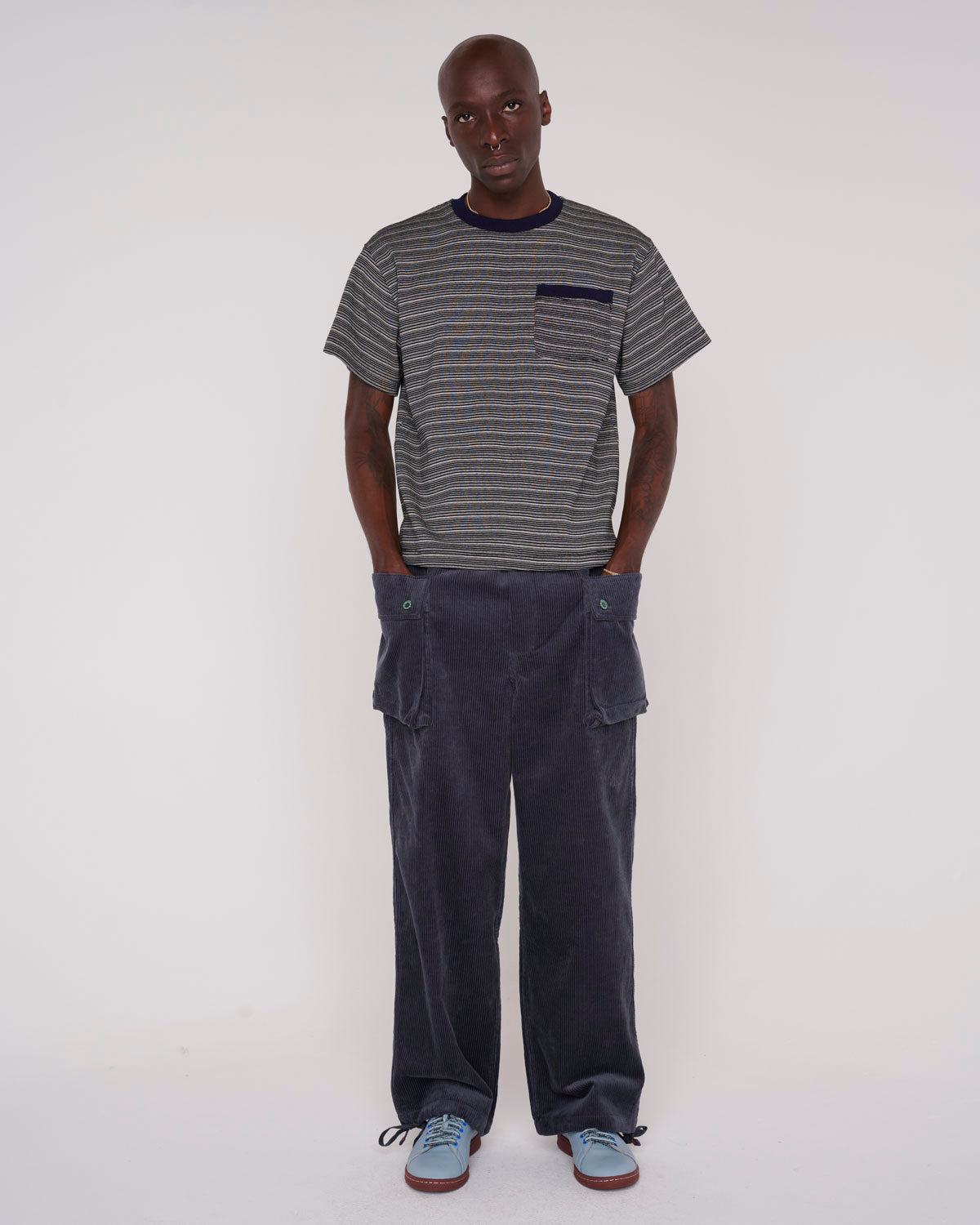 Cord P44 Jungle Pant - Grey Blue 7