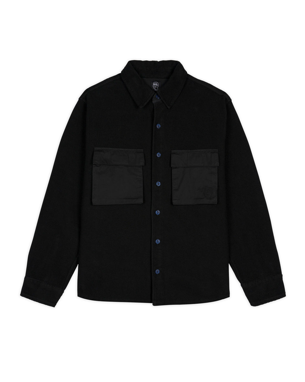 CPO French Terry Sateen Shirt - Washed Black