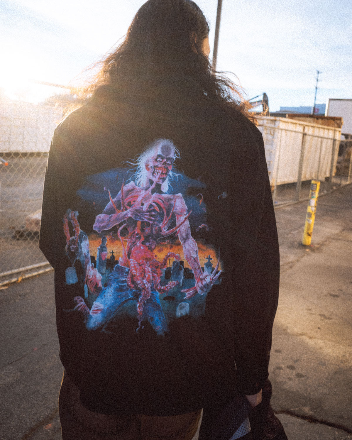Brain Dead x Cannibal Corpse Work Shirt - Black
