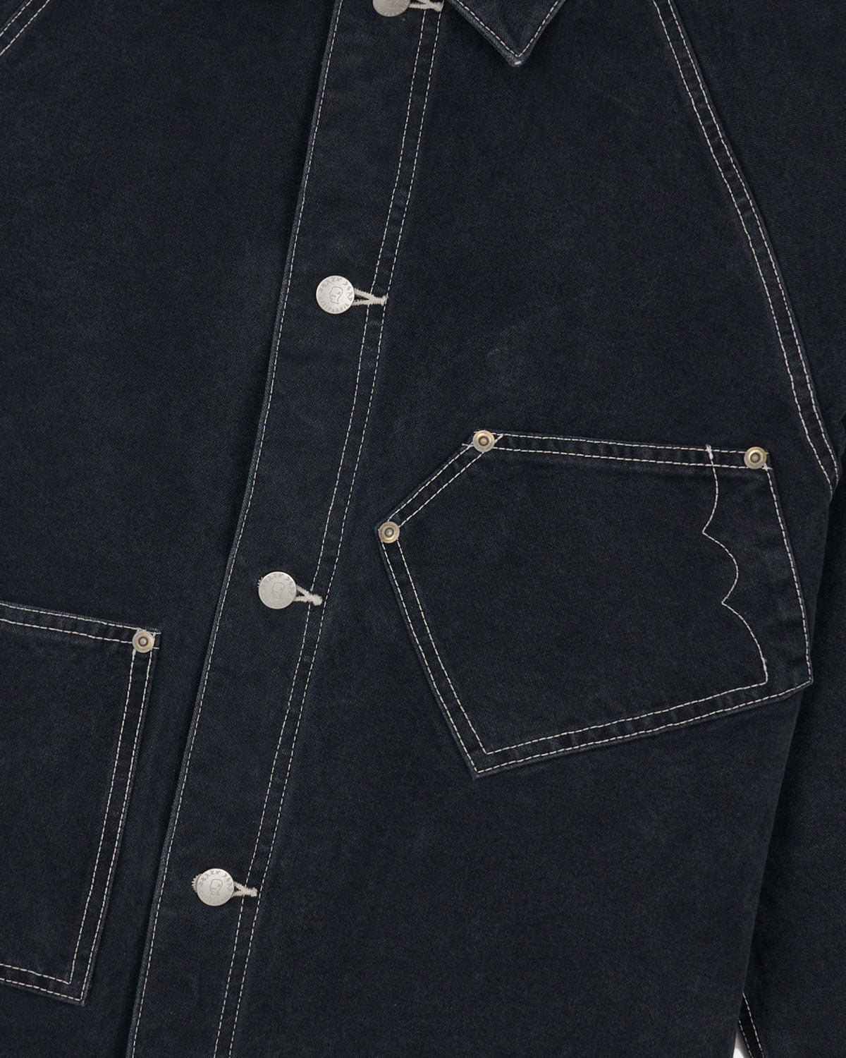 Canvas Cropped Engineer Jacket - Black – Brain Dead