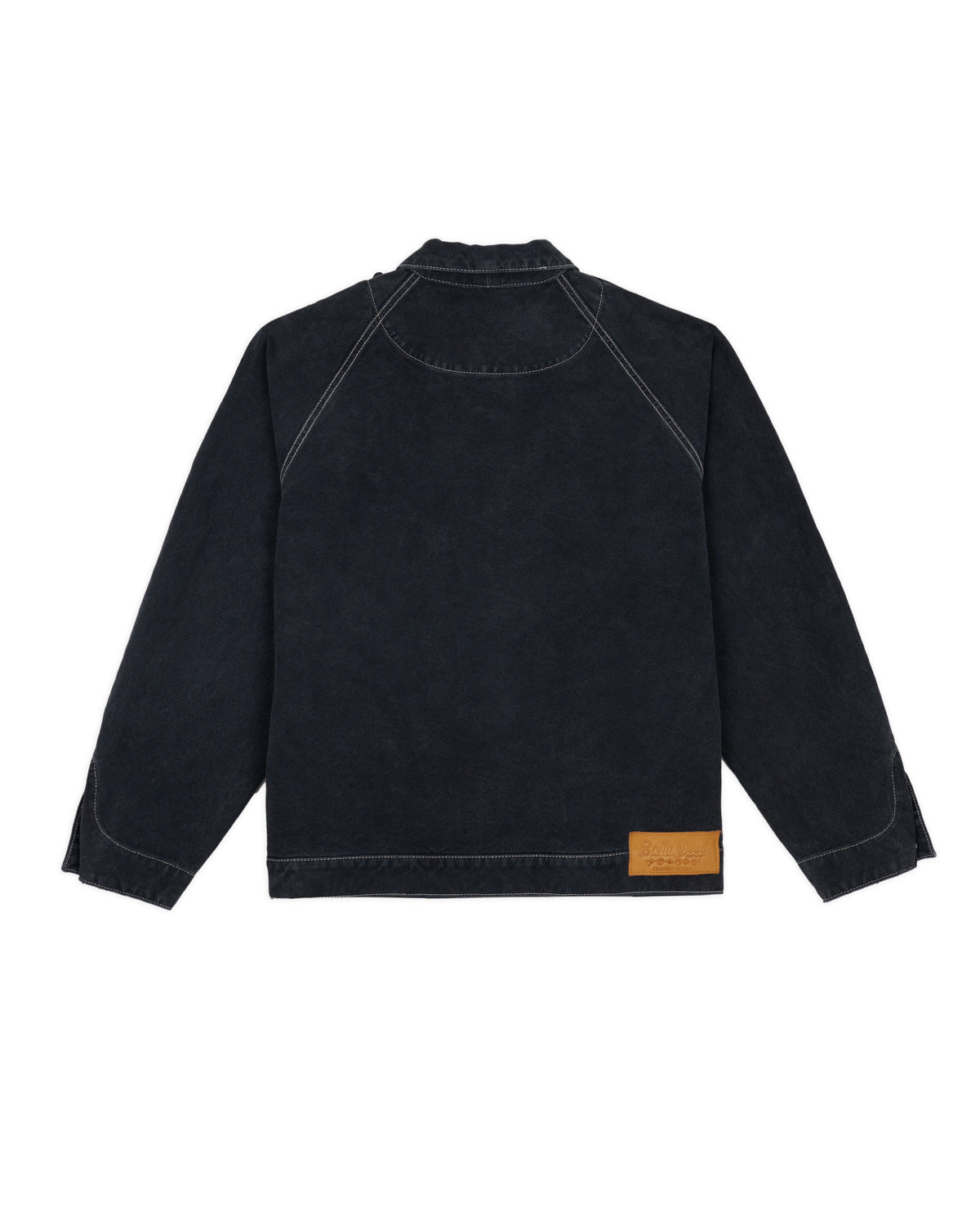 Canvas Cropped Engineer Jacket - Black 5