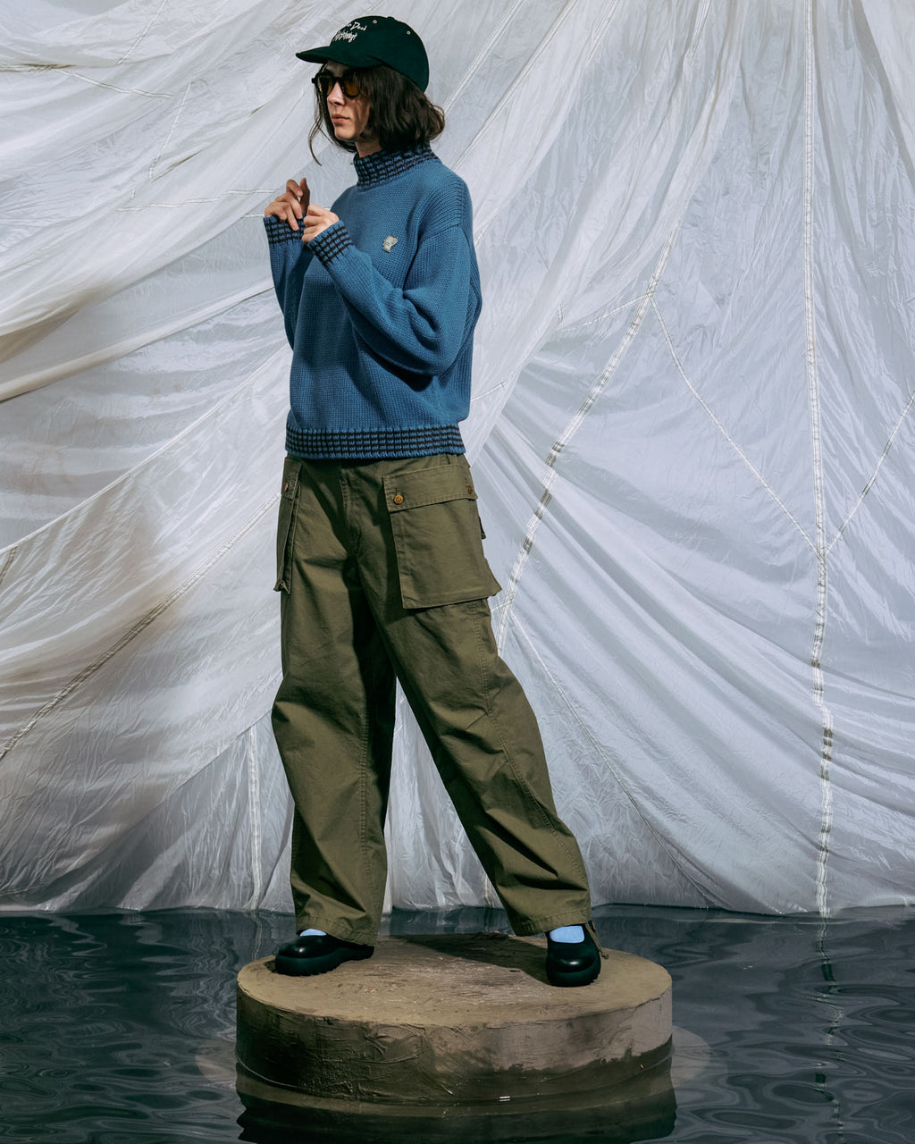 Canvas Overpant - Olive 8