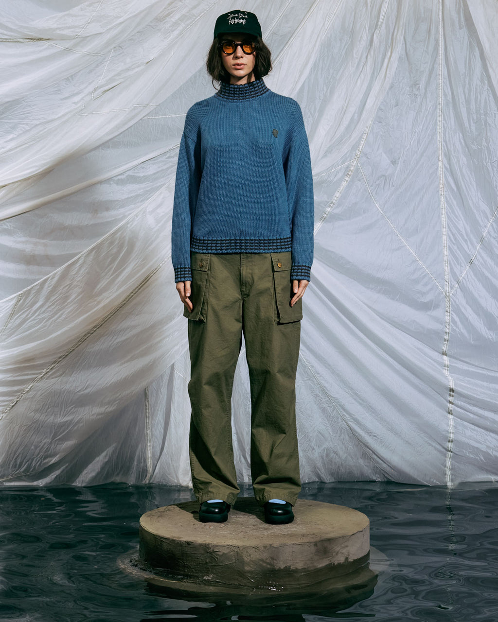 Canvas Overpant - Olive 9