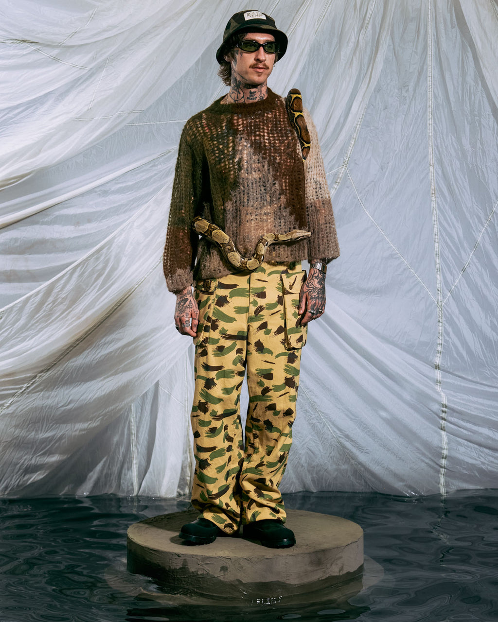 Canvas Overpant - Brushstroke Camo 2