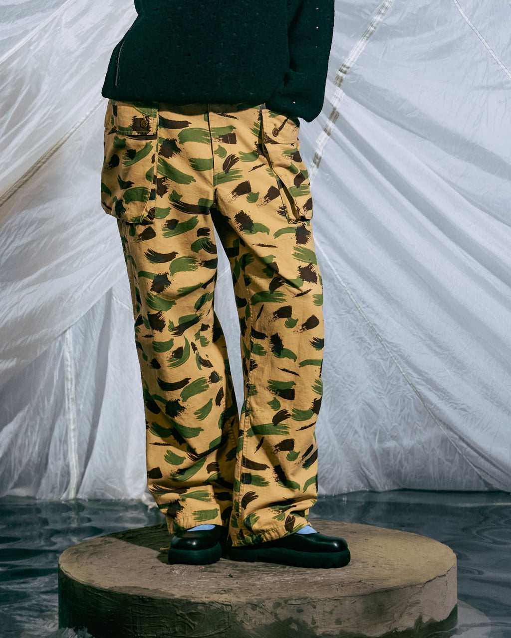 Canvas Overpant - Brushstroke Camo 6