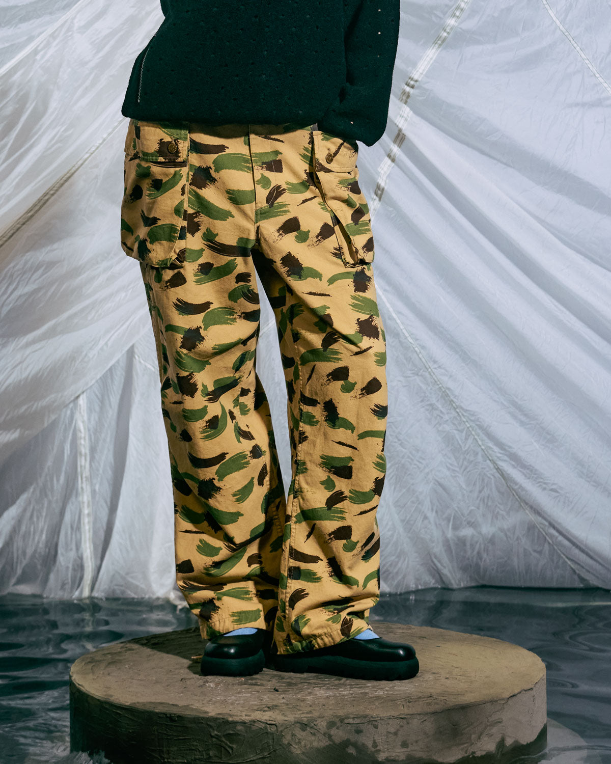 Canvas Overpant - Brushstroke Camo 6