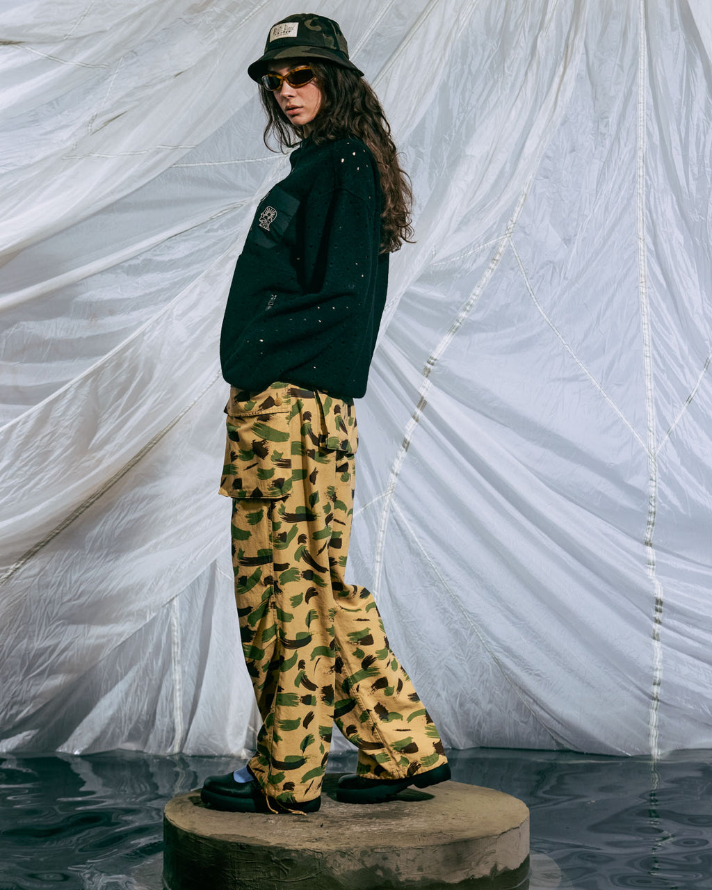 Canvas Overpant - Brushstroke Camo 4