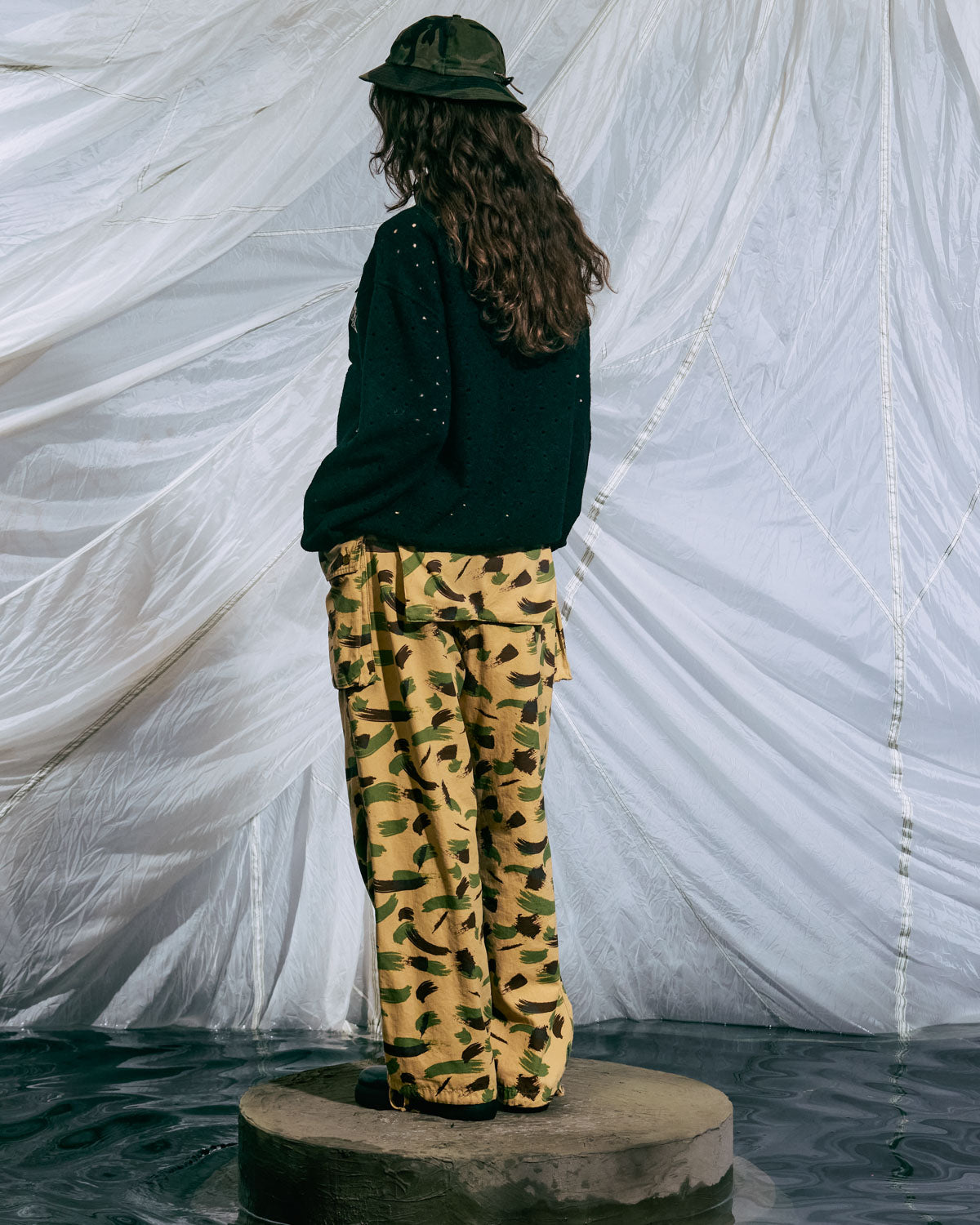 Hole Mock Neck Pullover - Black – Brain Dead