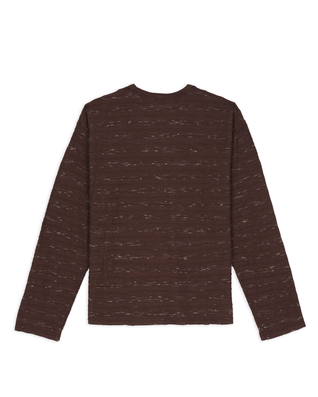 Casey Stripe Long Sleeve T-shirt - Brown 5