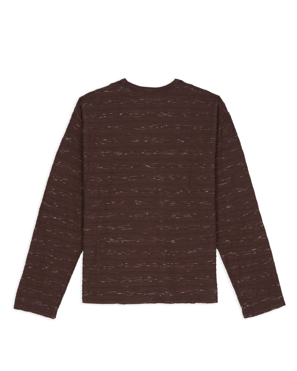 Casey Stripe Long Sleeve T-shirt - Brown 5