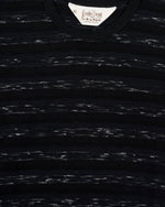 Casey Striped T-shirt - Black/Black 3