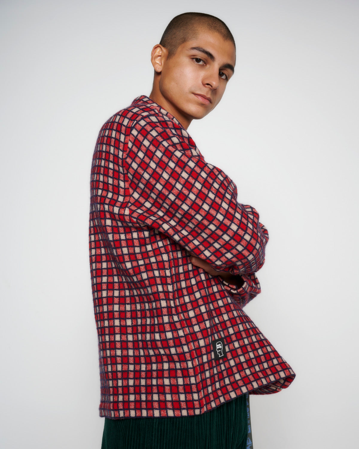 Check Mate Flannel Zip Shirt - Red