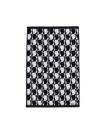 Checkerboard Logohead Hand Towel - Black 3