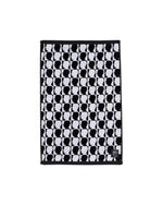 Checkerboard Logohead Hand Towel - Black 1