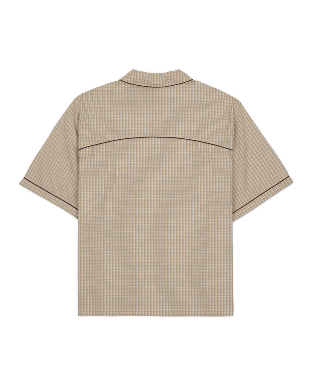 Check Western Shirt - Taupe 5