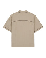 Check Western Shirt - Taupe 5