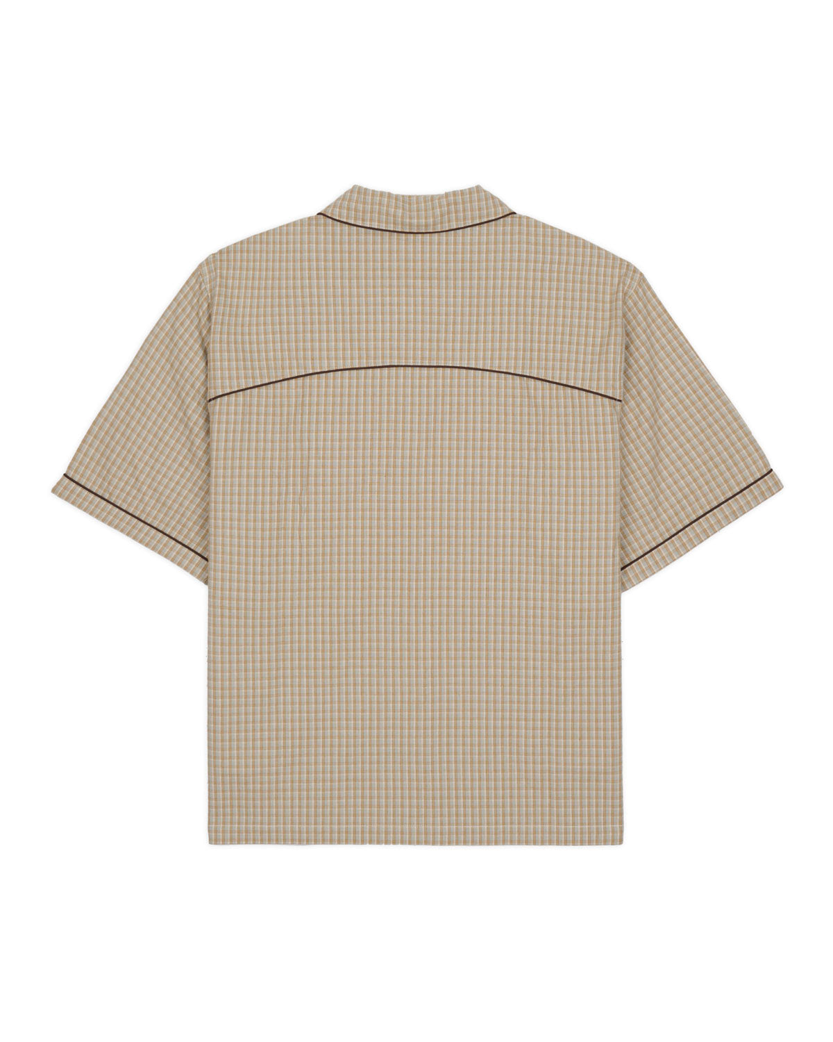 Check Western Shirt - Taupe 5