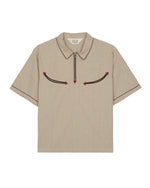 Check Western Shirt - Taupe 1