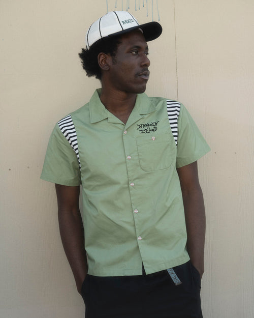 Cobra Flocked Bowling Shirt - Sprout 2