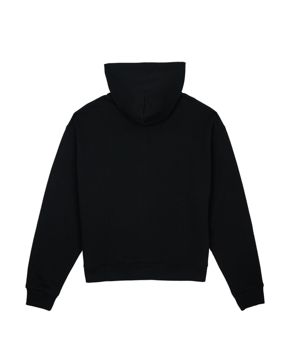 Collegiate Zip Up Hoodie - Black 3