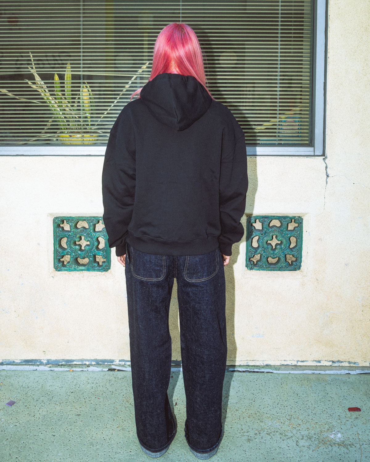 Collegiate Zip Up Hoodie - Black 7