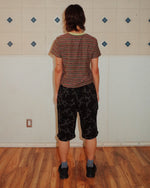 Pudu Stripe Baby T-shirt - Green Multi 4