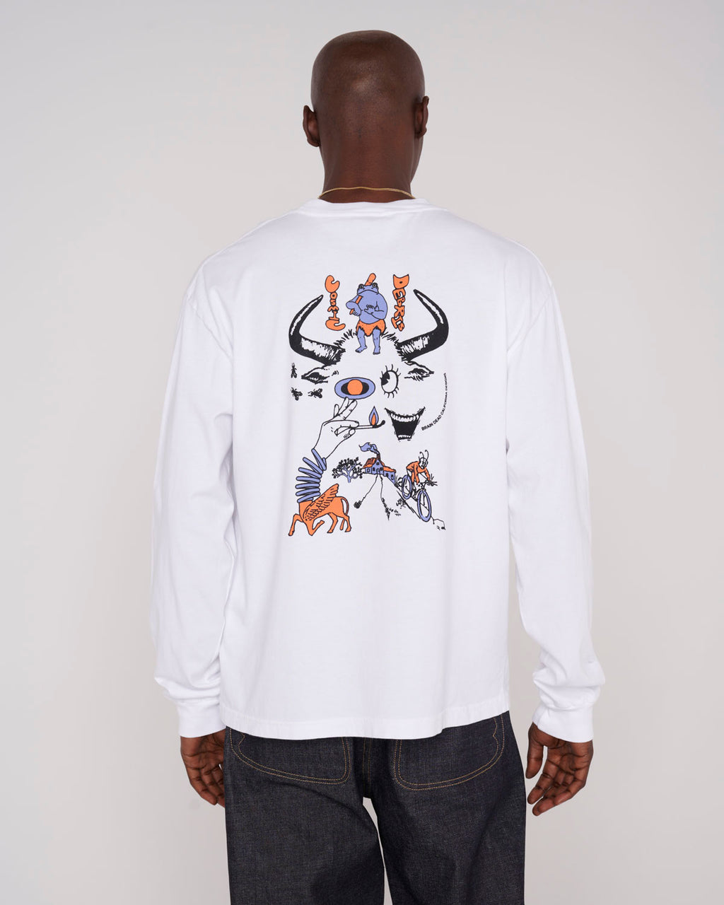 Cosmic Debris Long Sleeve Shirt - White 5