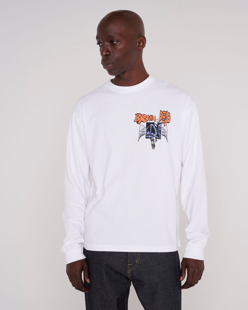 Cosmic Debris Long Sleeve Shirt - White 4