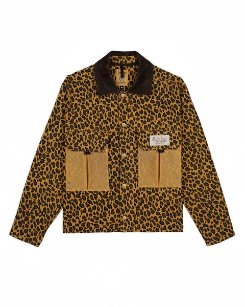 Cropped Chore Jacket - Leopard – Brain Dead