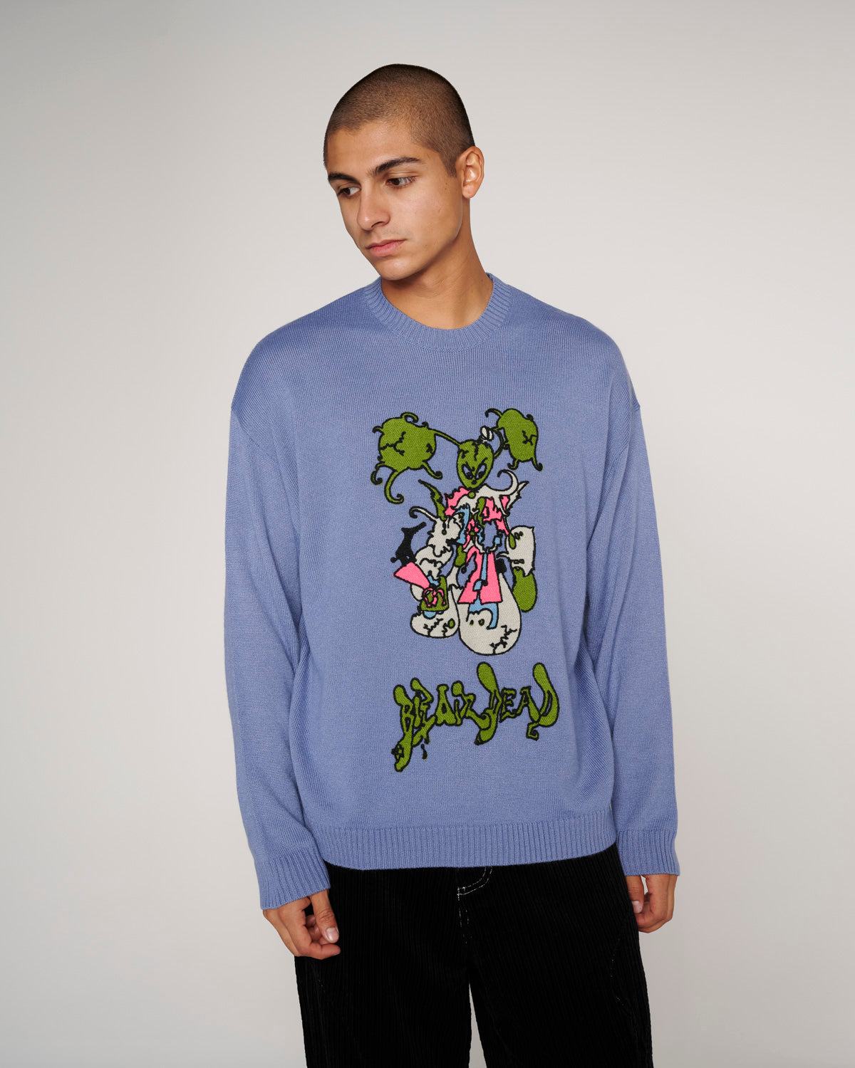 Cyber Bunny Sweater - Blue 4