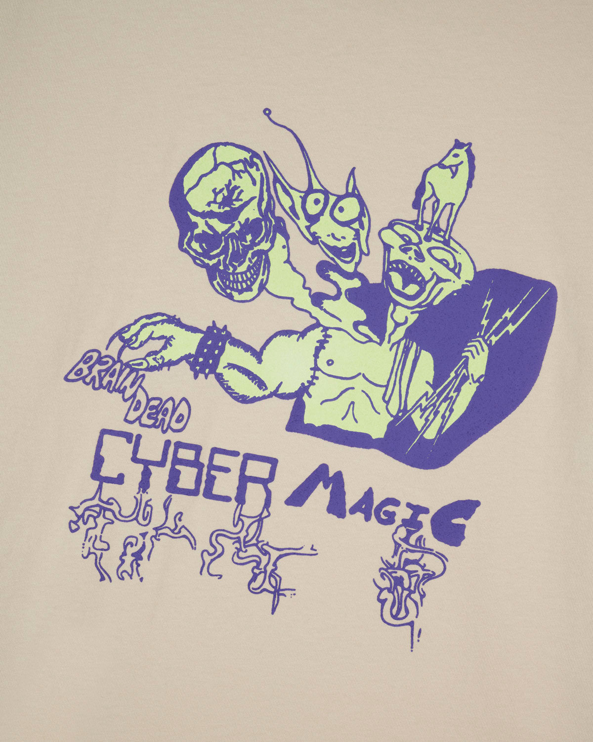 Cyber Magic T-shirt - Oatmeal 3