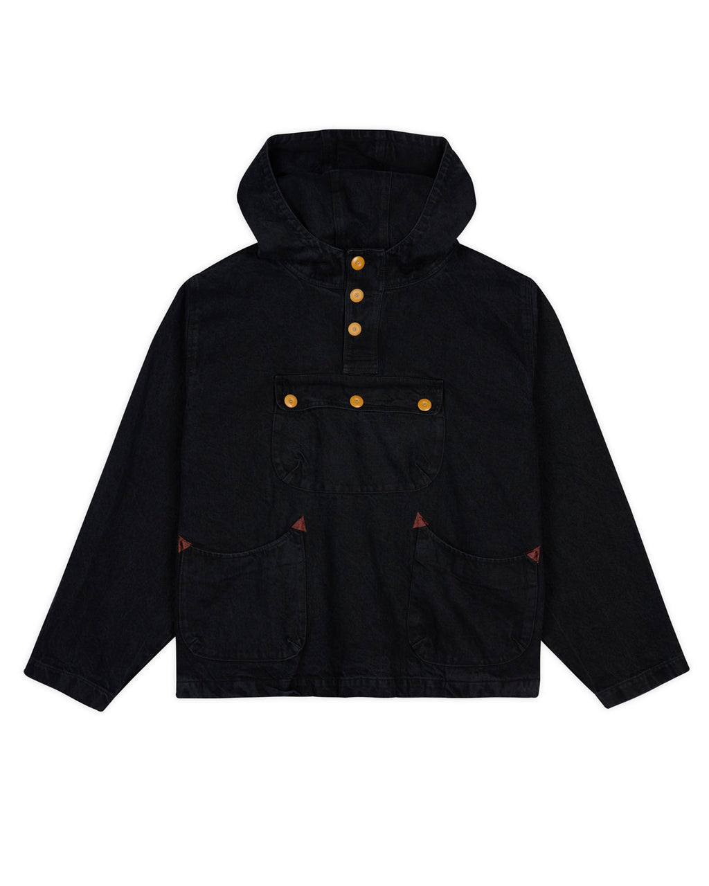 Denim Smock - Black