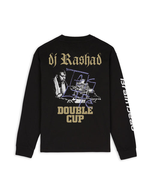 Brain Dead x DJ Rashad Double Cup Long Sleeve T-shirt - Black 2
