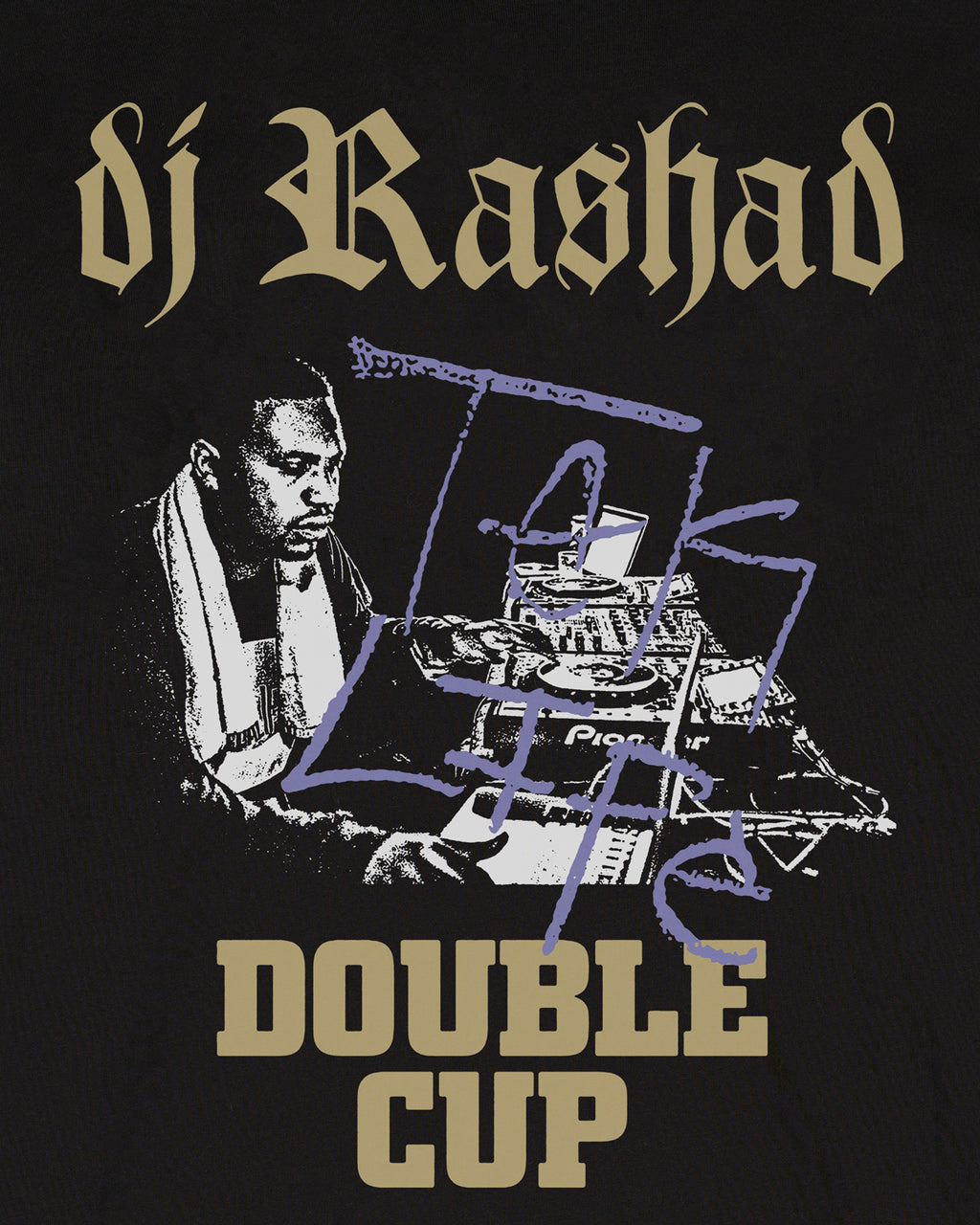 Brain Dead x DJ Rashad Double Cup Long Sleeve T-shirt - Black 3