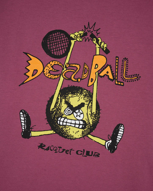 Deadball Racquet Club T-shirt - Raspberry 2