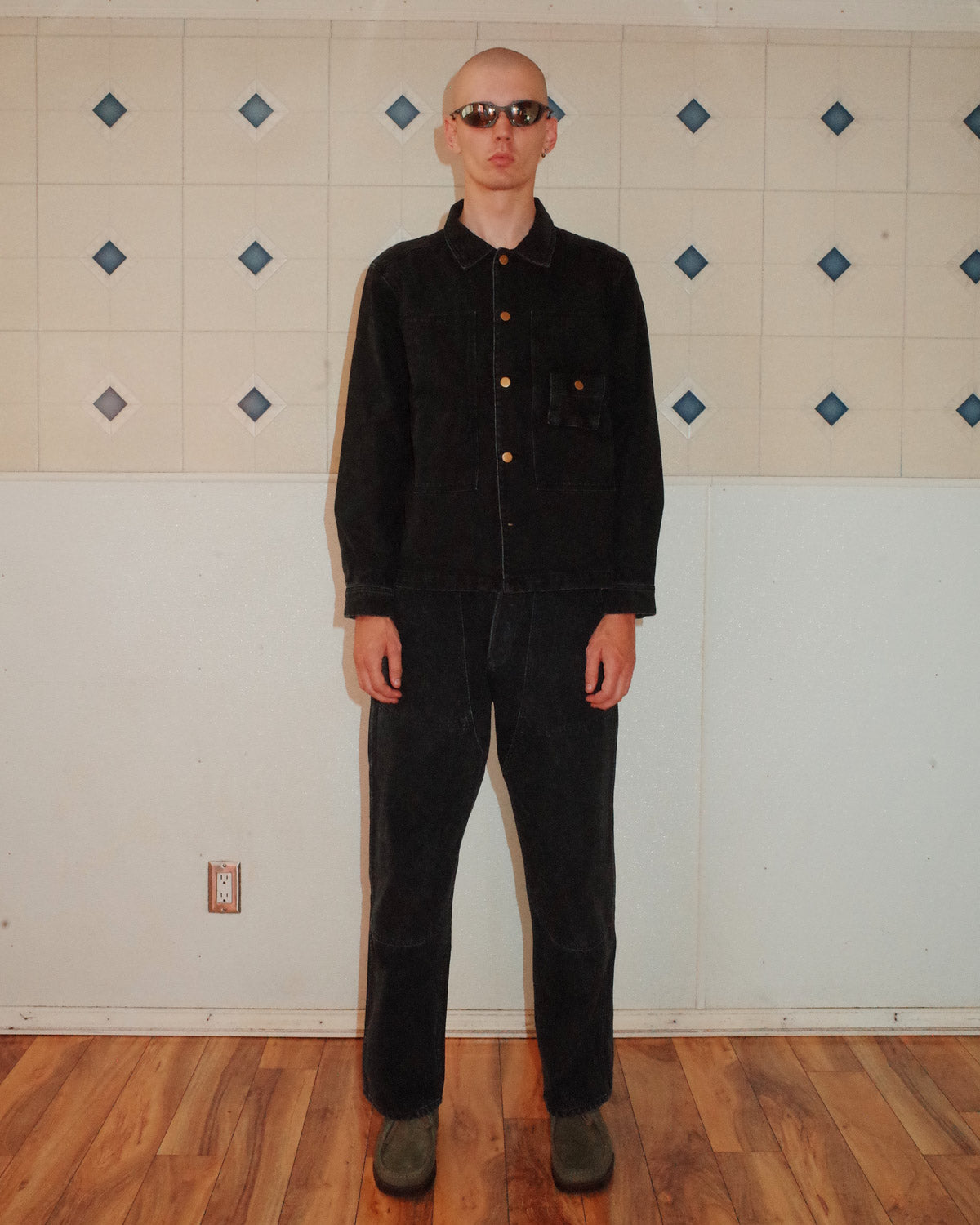 Denim 37 Work Shirt - Washed Black – Brain Dead