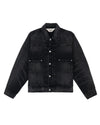 13.2oz Selvedge Denim Trucker Jacket - Washed Black