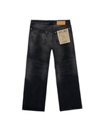 13.2oz Type 00 Selvedge Denim Pant - Washed Black 3